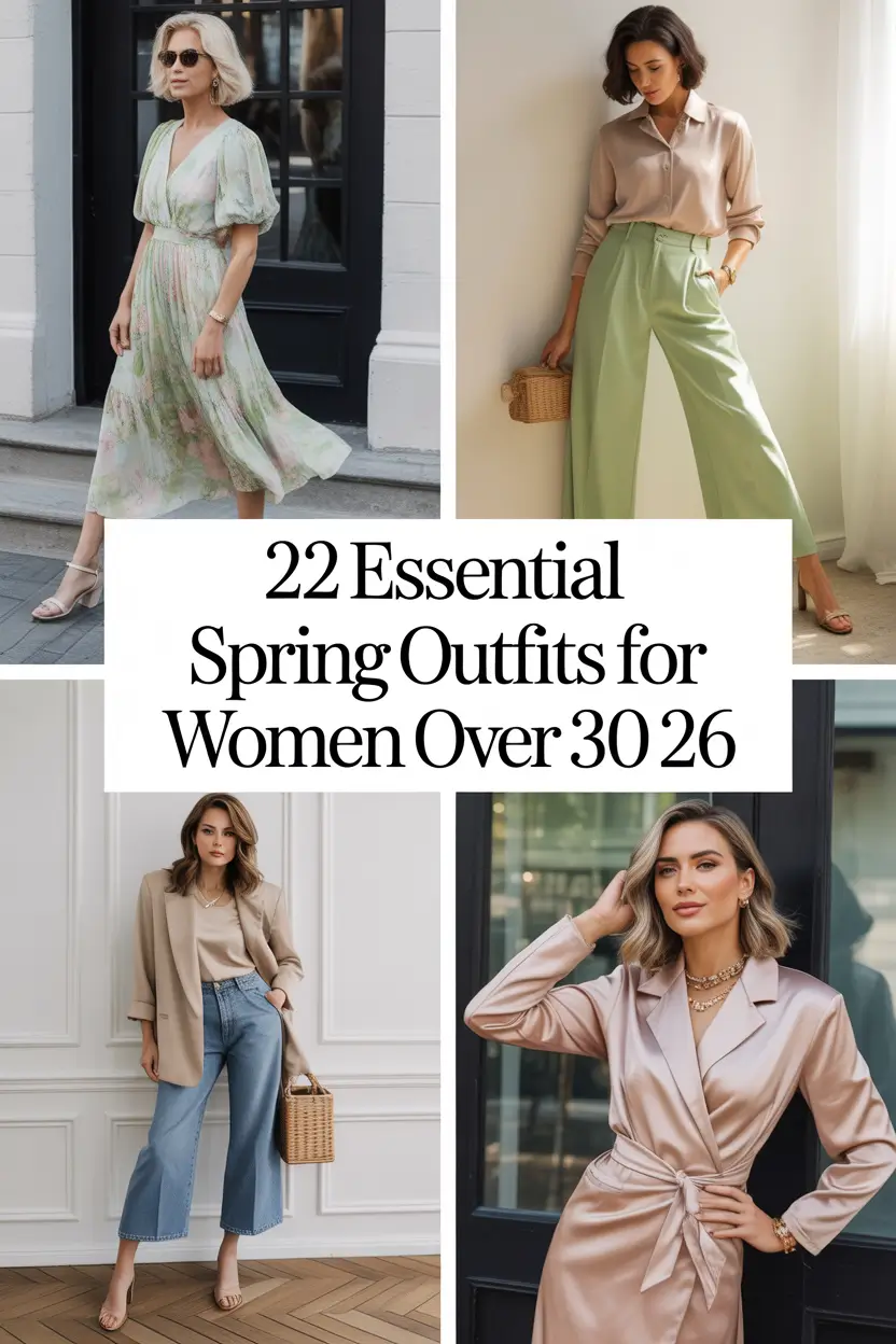 Essential Spring Outfits for Women Over 30 2026: Fresh, Stylish & Classy Looks for the New Season