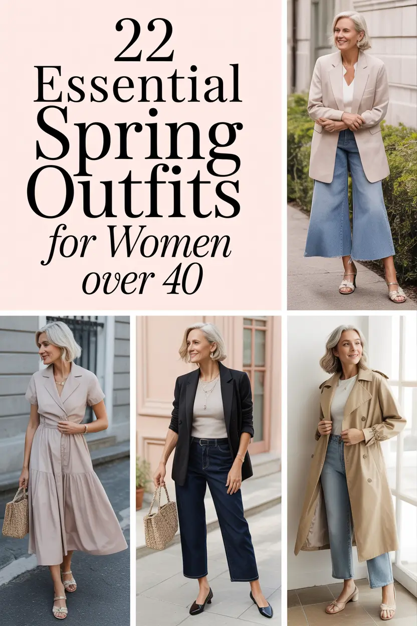 Essential Spring Outfits for Women Over 40 2026: Chic & Casual Looks for a Fresh Season
