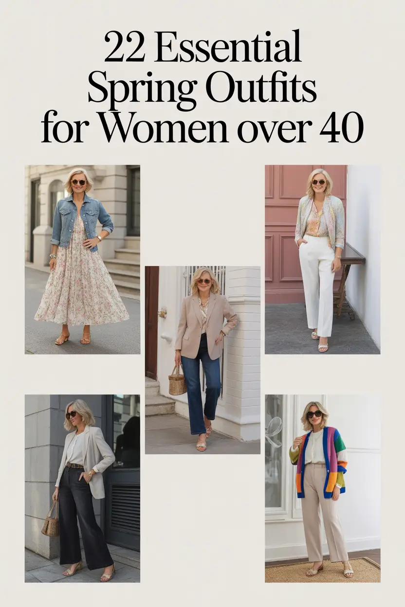 Essential Spring Outfits for Women Over 40 2026: Chic & Casual Looks for a Fresh Season