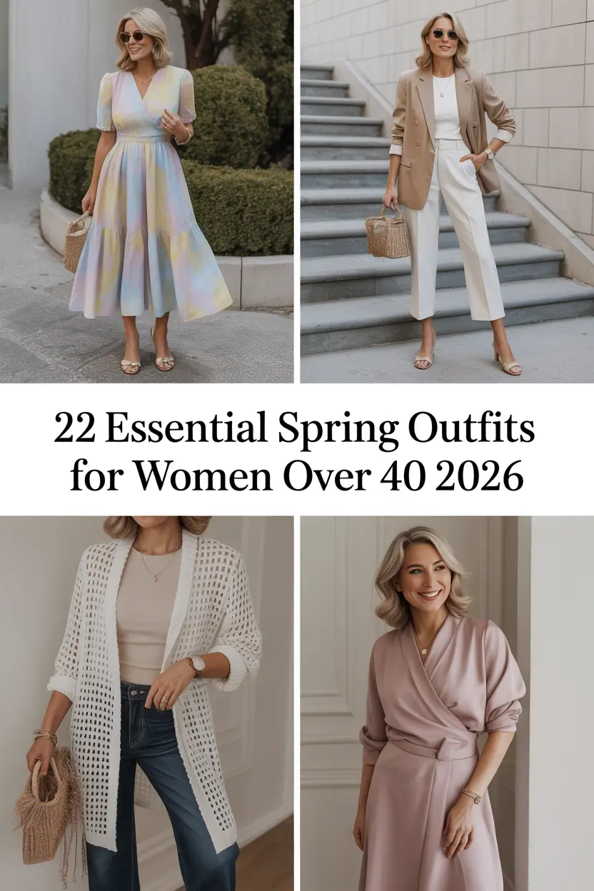 Essential Spring Outfits for Women Over 40 2026: Chic & Casual Looks for a Fresh Season