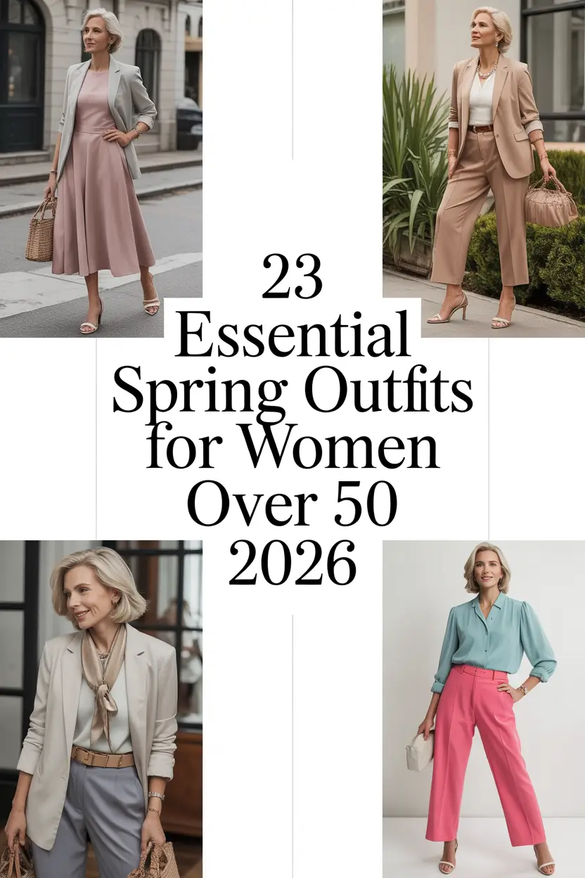 Essential Spring Outfits for Women Over 50 2026: Classy, Fresh & Effortlessly Stylish