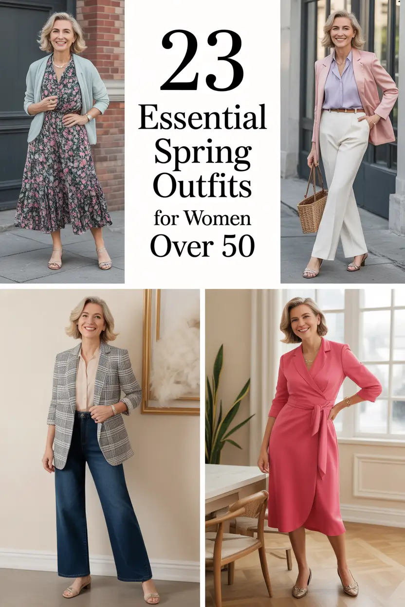 Essential Spring Outfits for Women Over 50 2026: Classy, Fresh & Effortlessly Stylish
