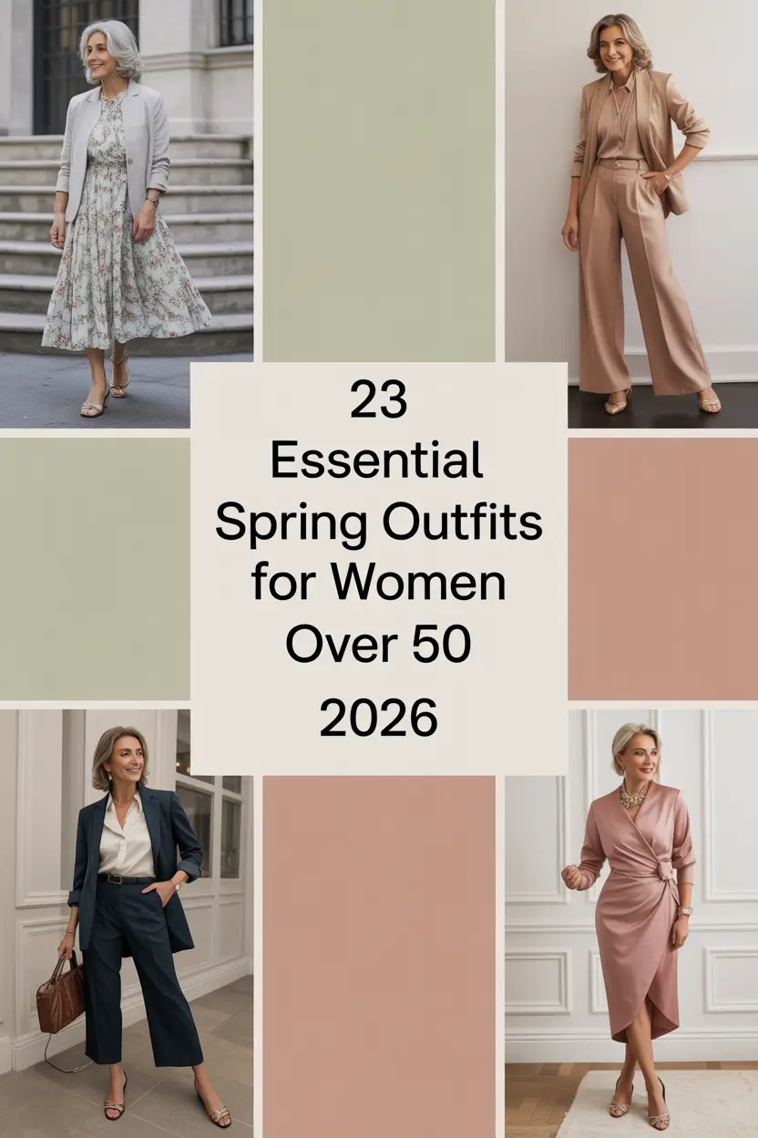Essential Spring Outfits for Women Over 50 2026: Classy, Fresh & Effortlessly Stylish