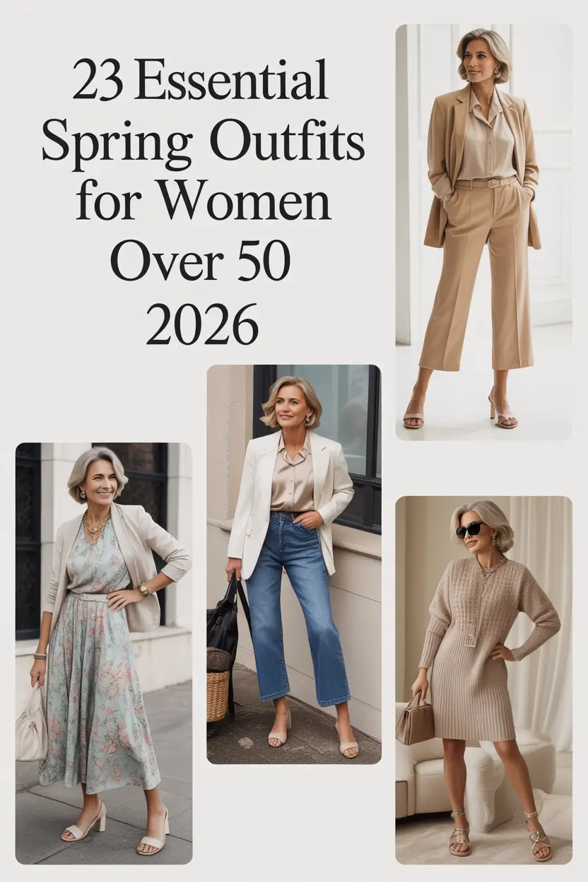 Essential Spring Outfits for Women Over 50 2026: Classy, Fresh & Effortlessly Stylish