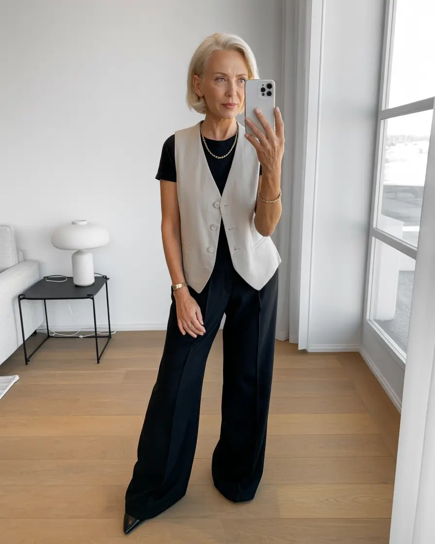 Essential Spring Outfits for Women Over 60 2026 Light Tailoring with a Clean Modern Finish