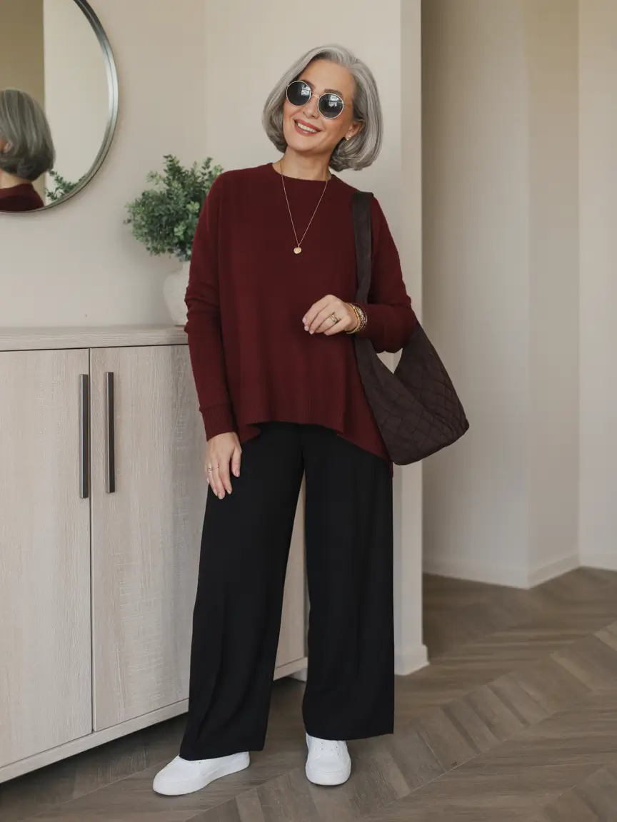 Essential Spring Outfits for Women Over 60 2026 Relaxed Rich Tones with Effortless Movement