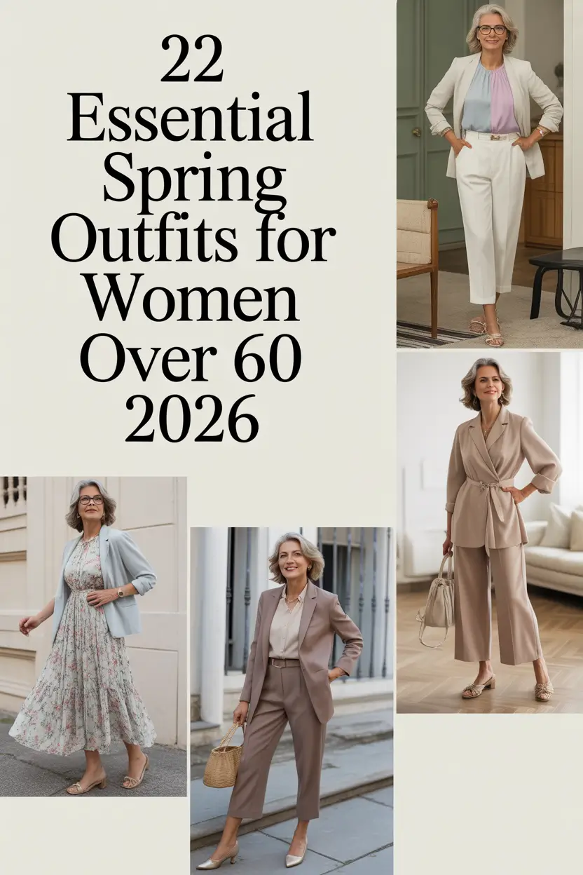 Essential Spring Outfits for Women Over 60 2026: Classy & Casual Style Inspiration
