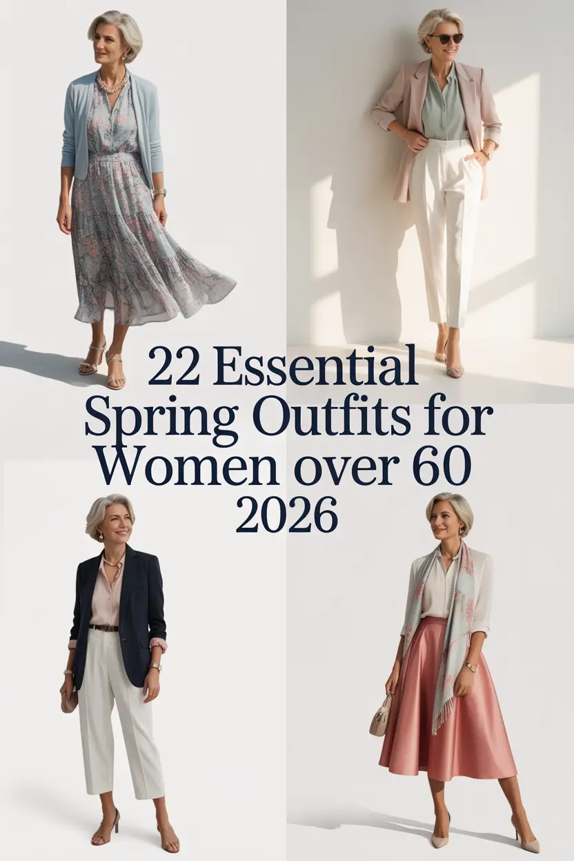 Essential Spring Outfits for Women Over 60 2026: Classy & Casual Style Inspiration
