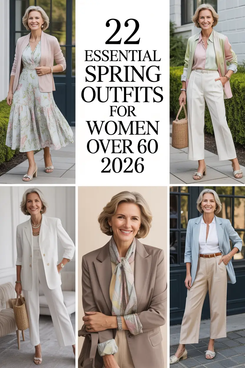 Essential Spring Outfits for Women Over 60 2026: Classy & Casual Style Inspiration