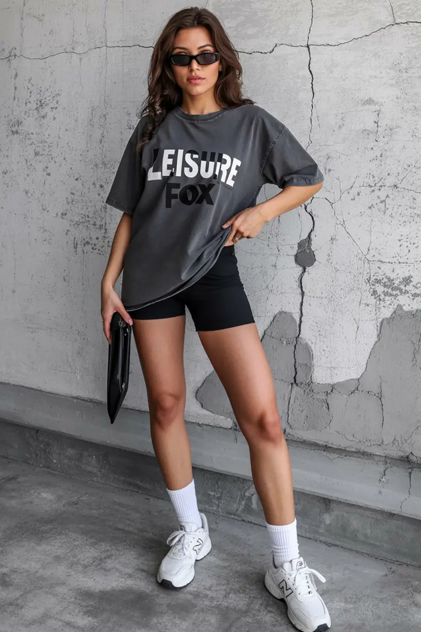 essential spring sport outfits for women 2026 Graphic Tee Energy For Sporty Spring Days