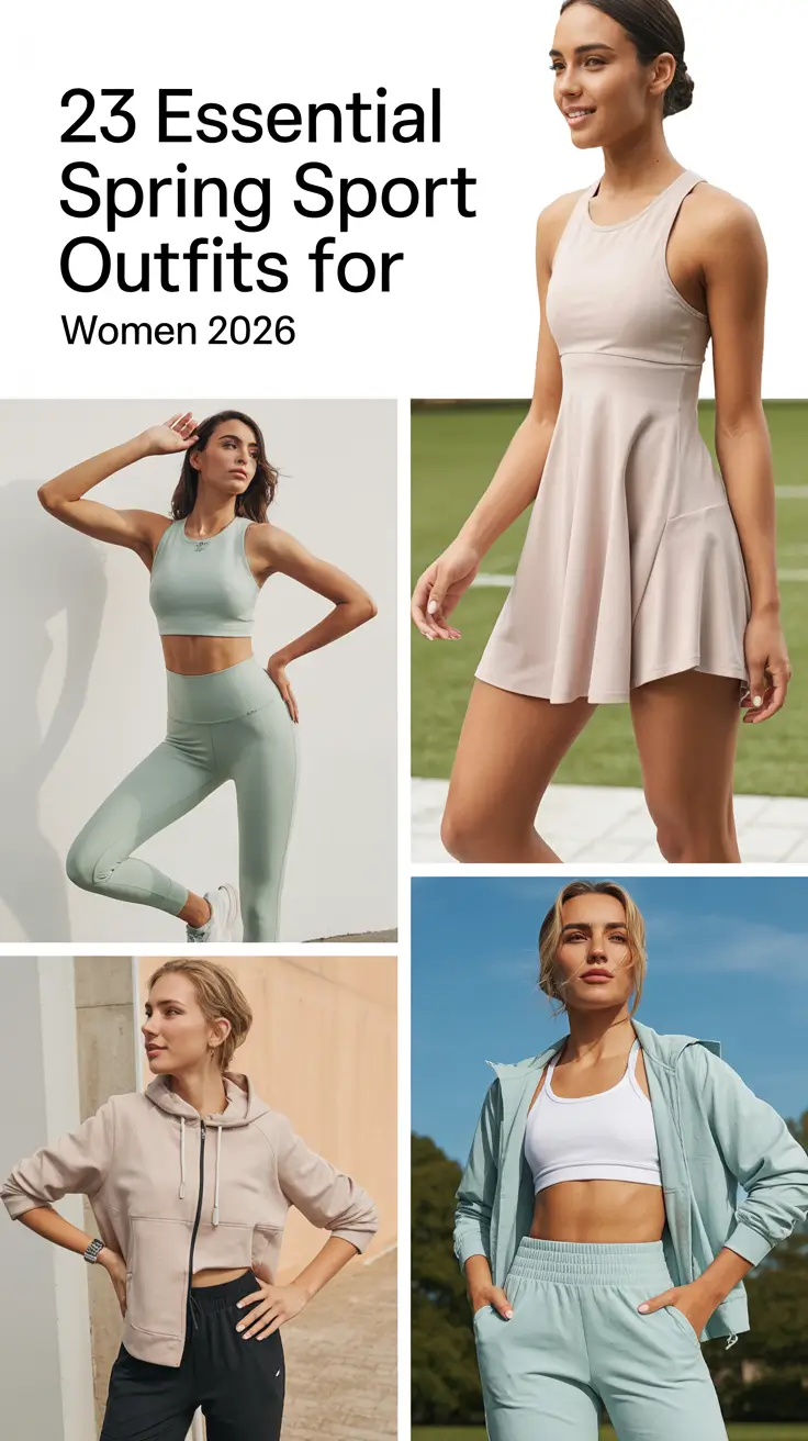 Essential Spring Sport Outfits for Women 2026: Fresh, Casual & Chic Ideas
