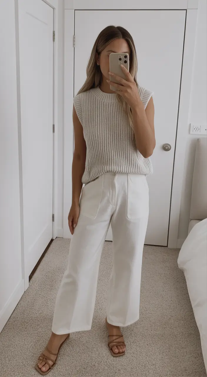 essential spring workwear 2026 All White Ease for Light Spring Days