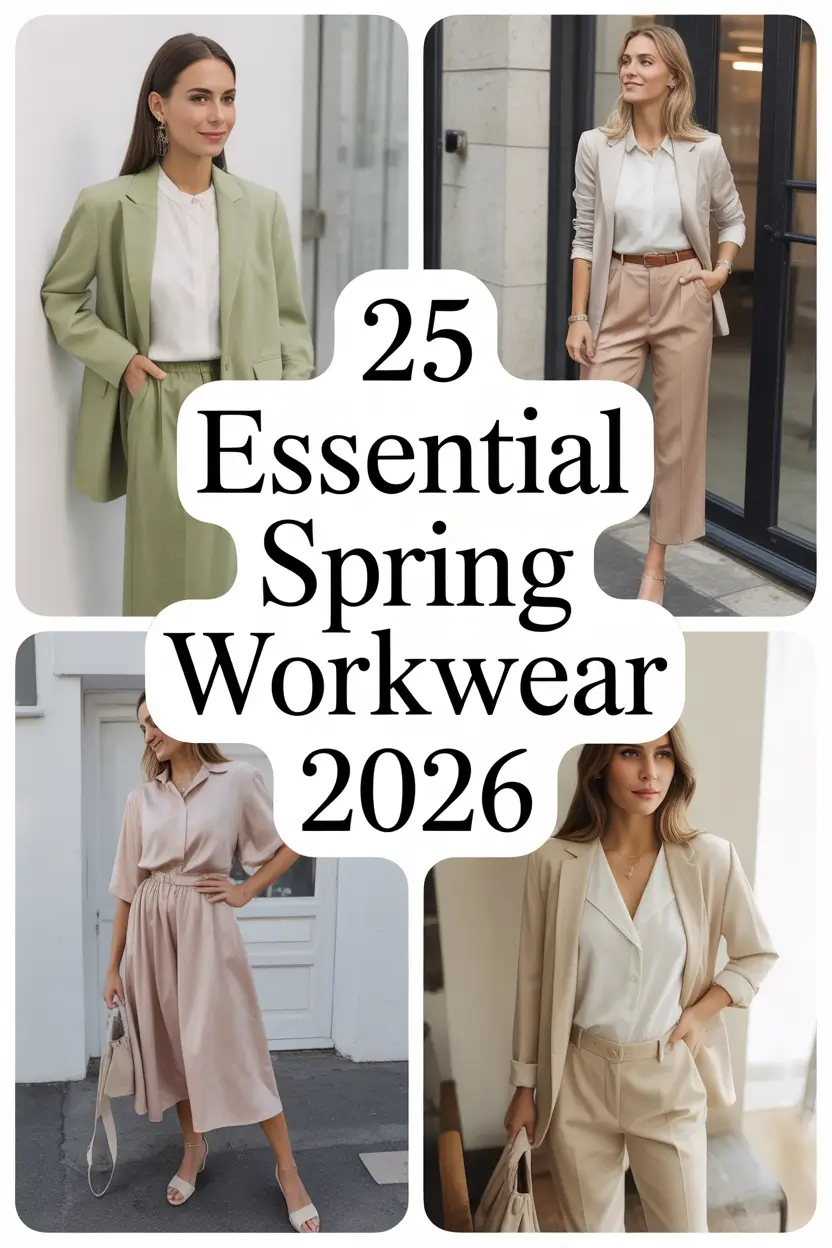 Essential Spring Workwear 2026: Fresh Business-Casual Ideas for Modern Women