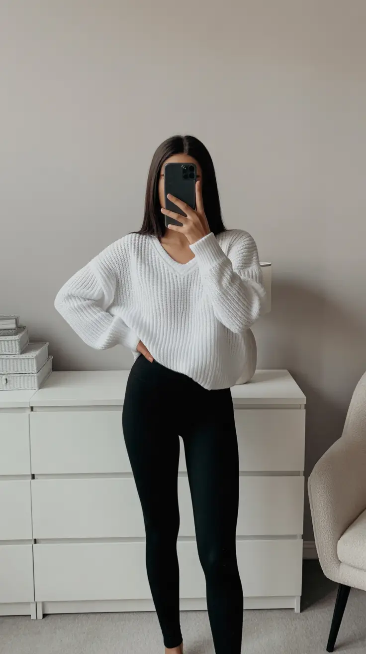 fashionable spring mom outfits 2026 The Elevated Legging Look That Doesn’t Feel Like a Gym Outfit