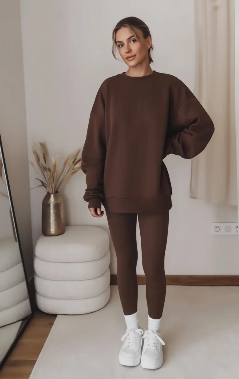 fresh spring workout outfits 2026 Soft Monochrome Layers for Calm Spring Mornings