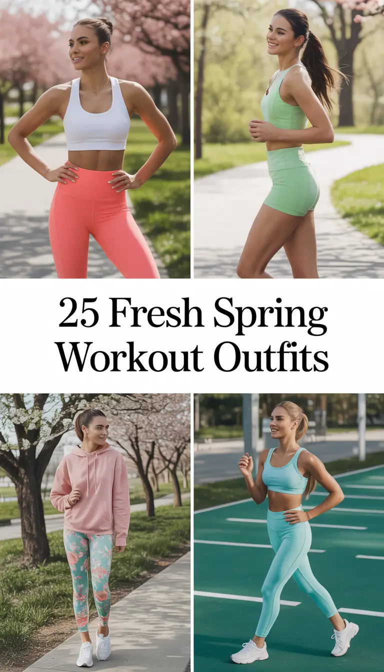 Fresh Spring Workout Outfits 2026: Bright & Aesthetic Activewear Inspiration