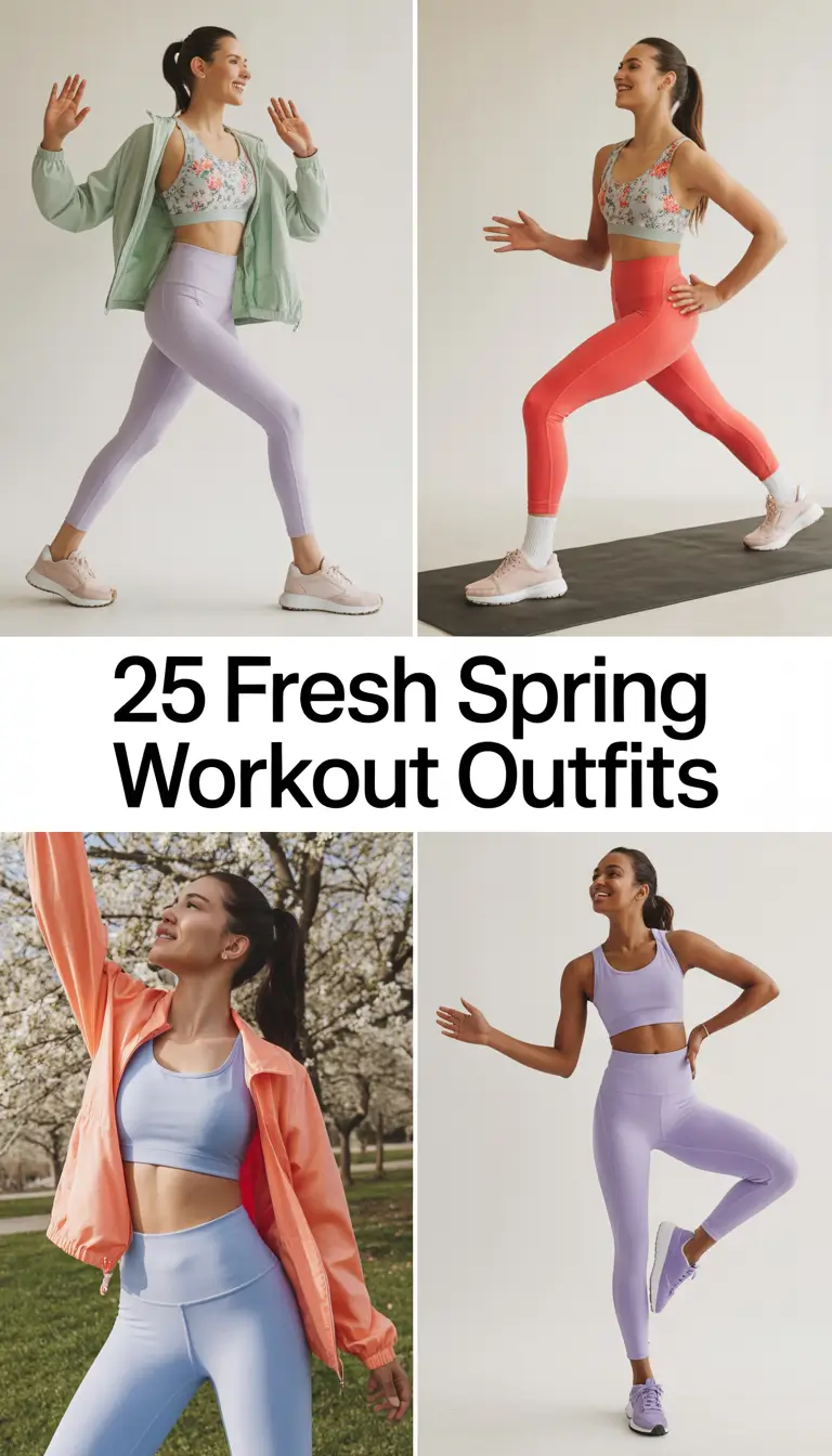 Fresh Spring Workout Outfits 2026: Bright & Aesthetic Activewear Inspiration