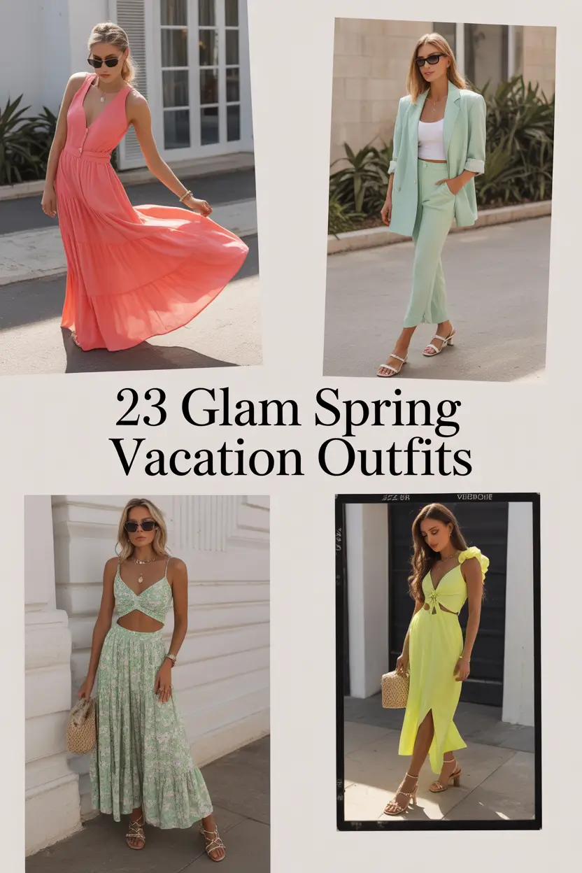 ✨ Glam Spring Vacation Outfits 2026: Fresh, Chic & Effortless Style Inspo for Every Destination