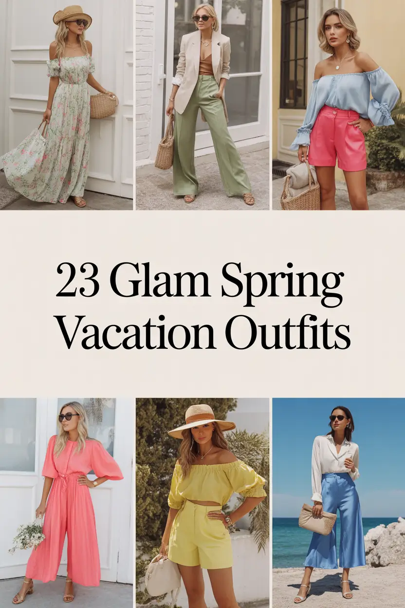 ✨ Glam Spring Vacation Outfits 2026: Fresh, Chic & Effortless Style Inspo for Every Destination