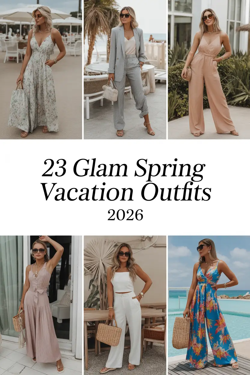 ✨ Glam Spring Vacation Outfits 2026: Fresh, Chic & Effortless Style Inspo for Every Destination