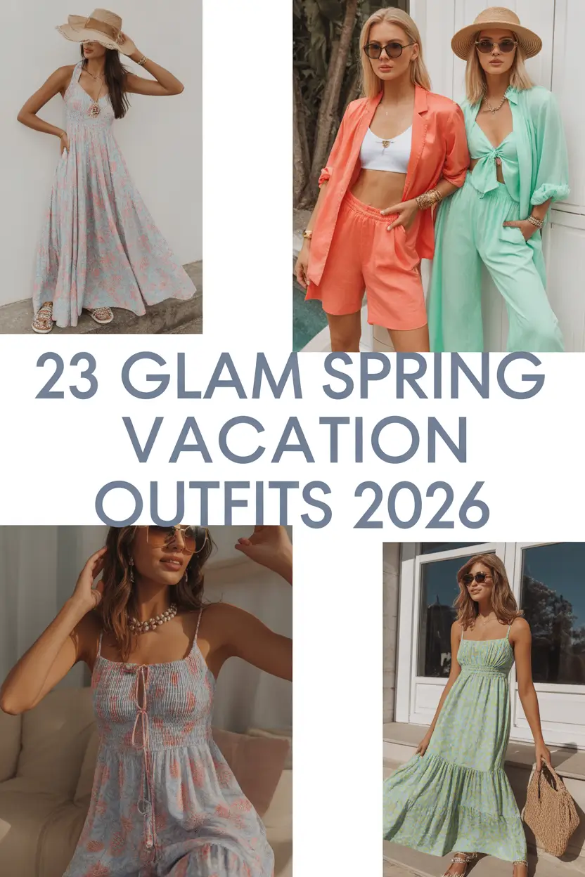 ✨ Glam Spring Vacation Outfits 2026: Fresh, Chic & Effortless Style Inspo for Every Destination