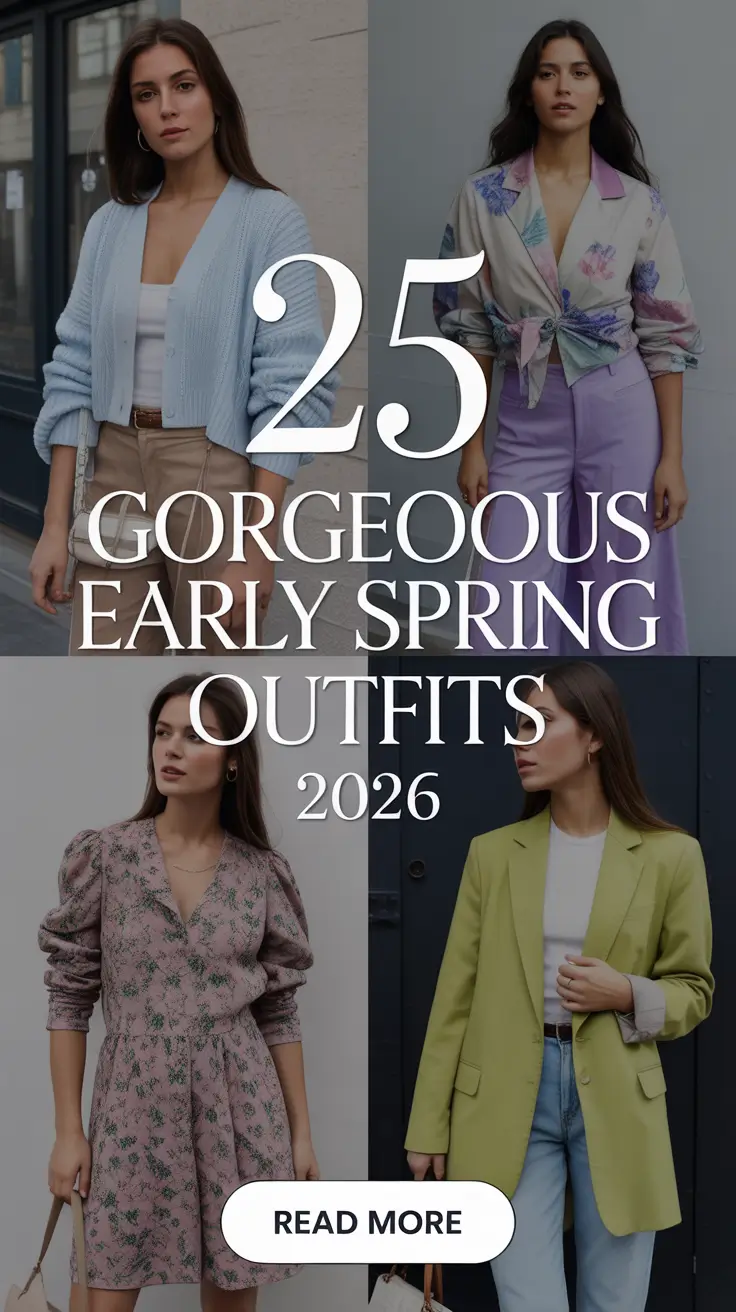 Gorgeous Early Spring Outfits 2026: Fresh, Cute & Comfy Ideas for the New Season