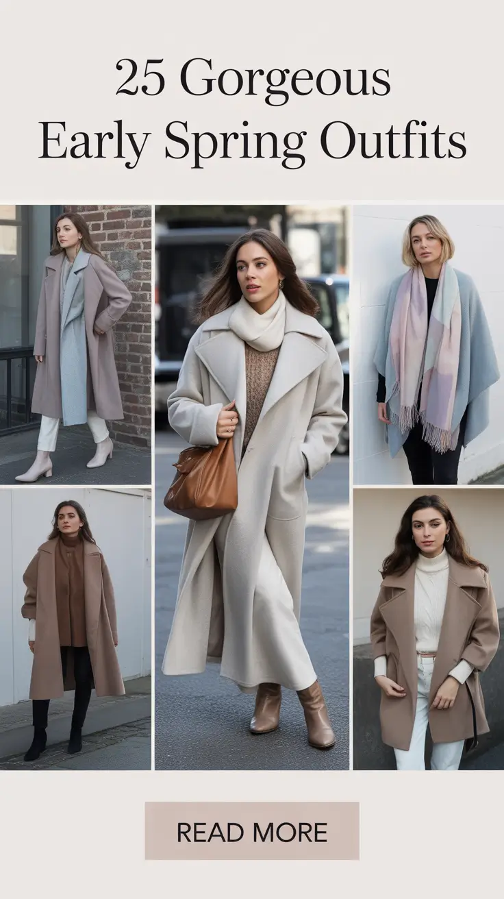 Gorgeous Early Spring Outfits 2026: Fresh, Cute & Comfy Ideas for the New Season