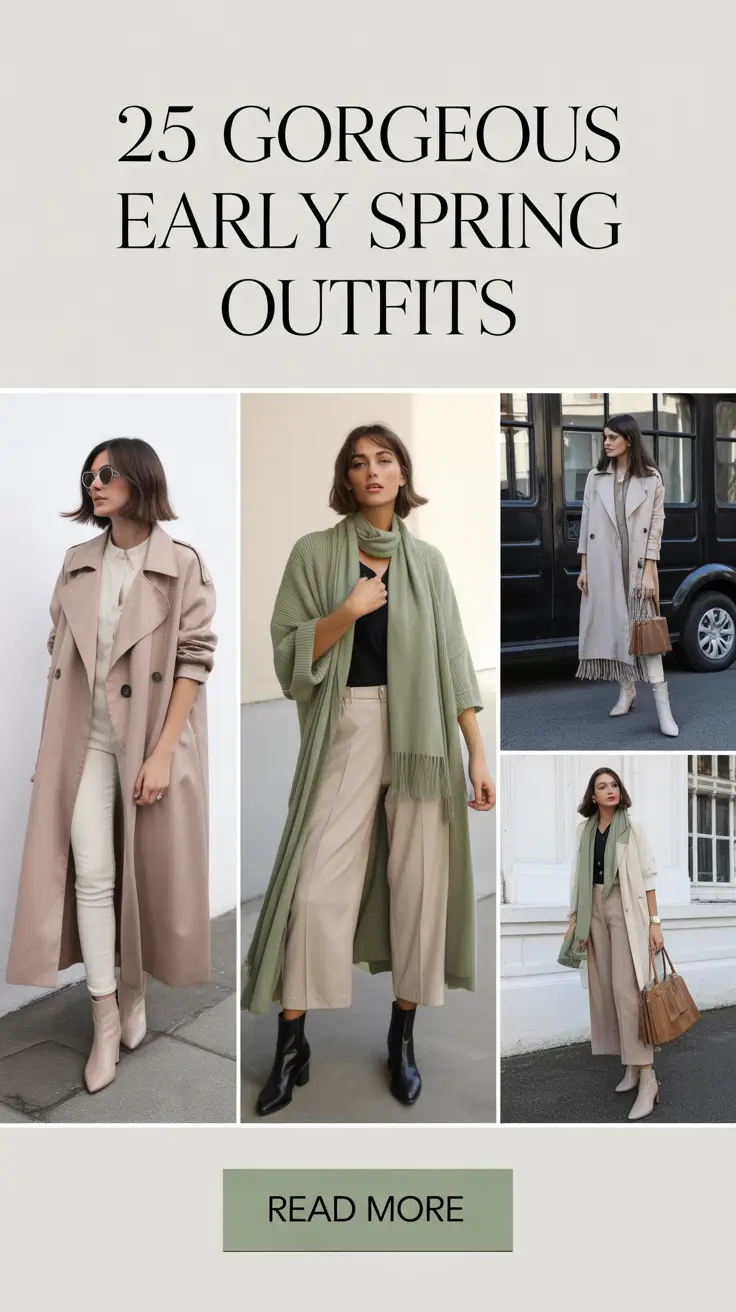 Gorgeous Early Spring Outfits 2026: Fresh, Cute & Comfy Ideas for the New Season