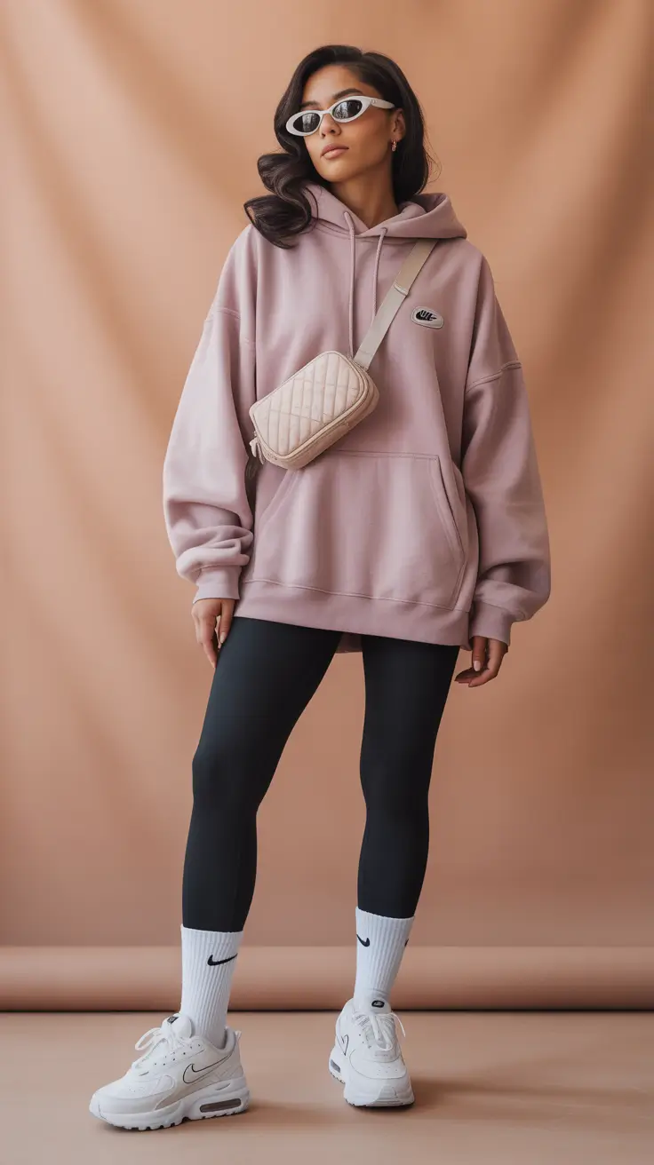 gorgeous leggings outfit spring 2026 Soft Pastel Sporty Energy for Easy Spring Days