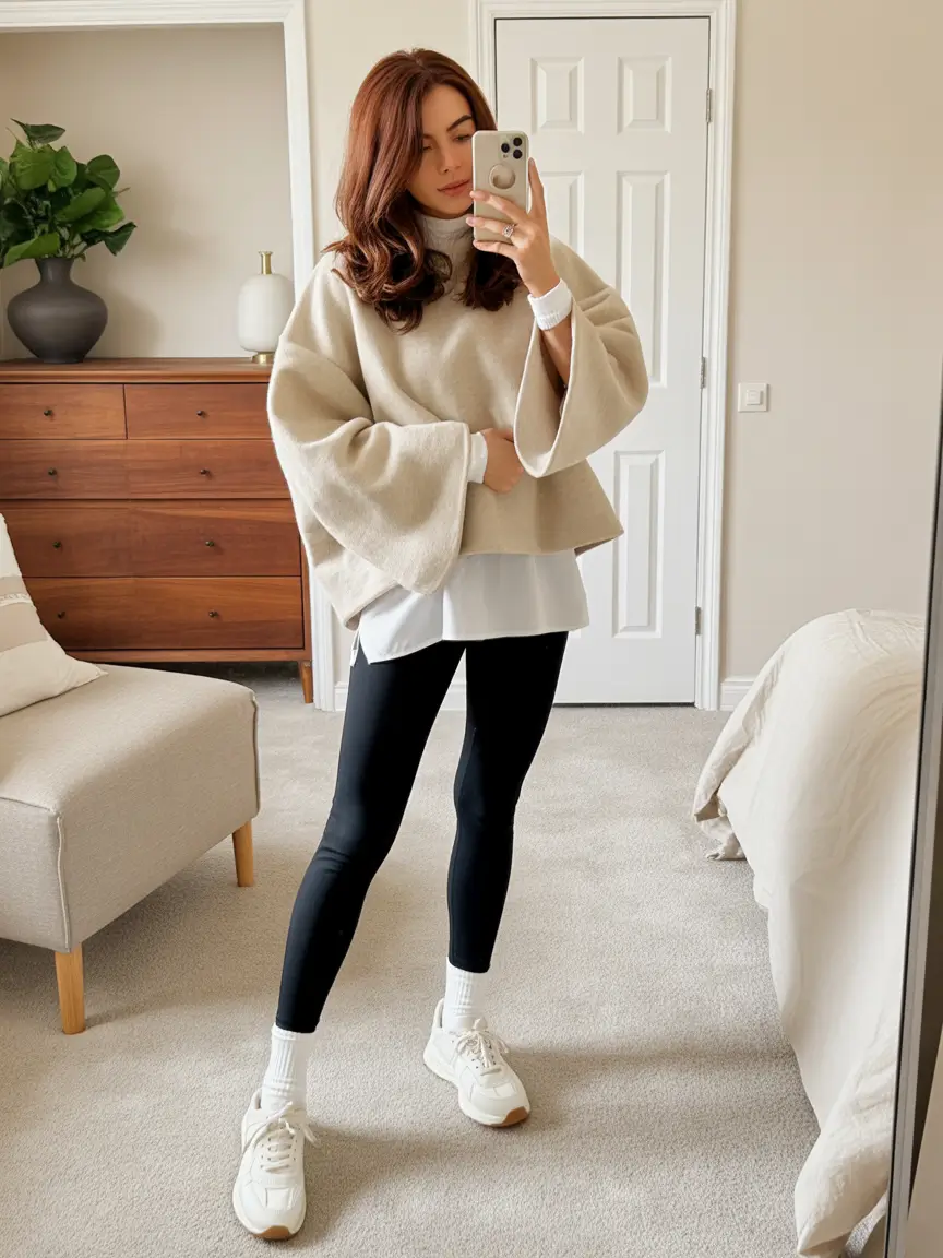 gorgeous leggings outfit spring 2026 Soft Neutrals for a Fresh and Elevated Spring Mood