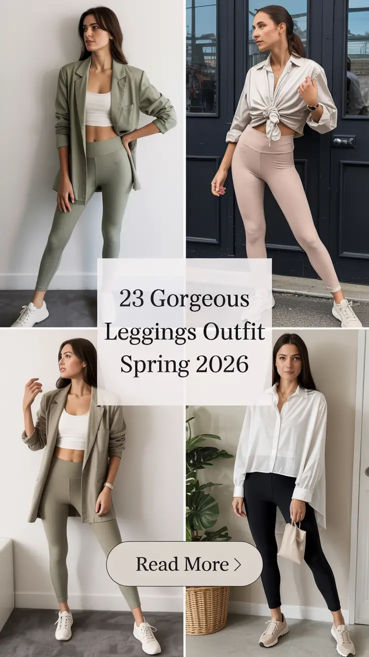 Gorgeous Leggings Outfit Spring 2026: Fresh, Chic & Effortlessly Wearable Looks