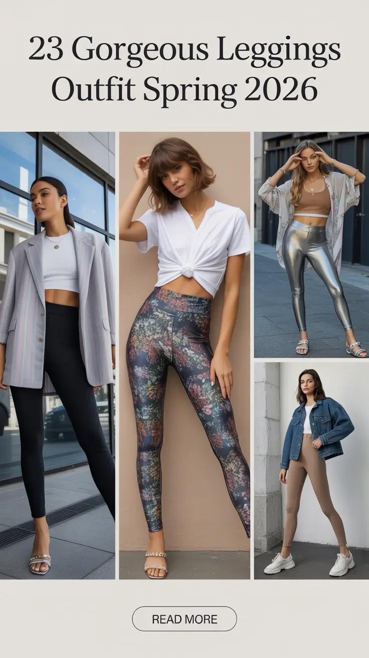 Gorgeous Leggings Outfit Spring 2026: Fresh, Chic & Effortlessly Wearable Looks