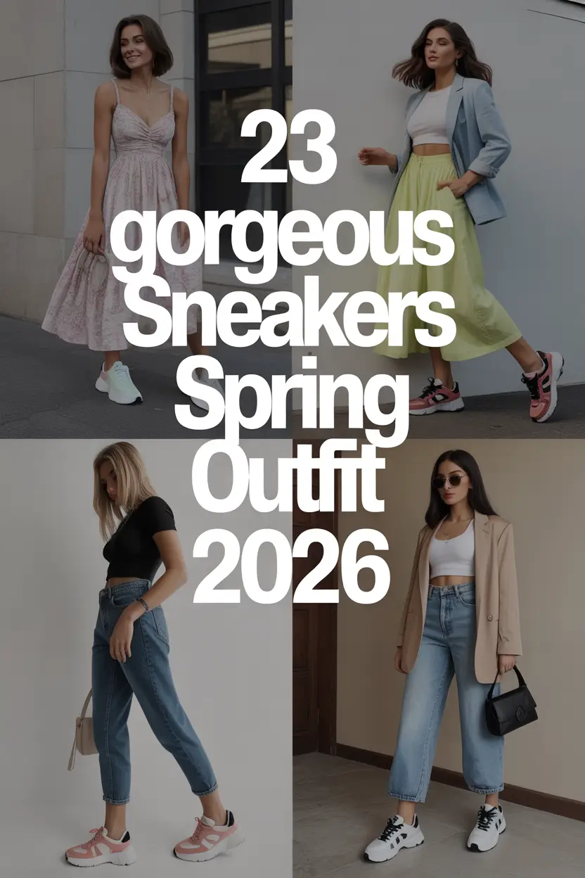 Gorgeous Sneakers Spring Outfits 2026: Fresh Looks for Women Who Love Style