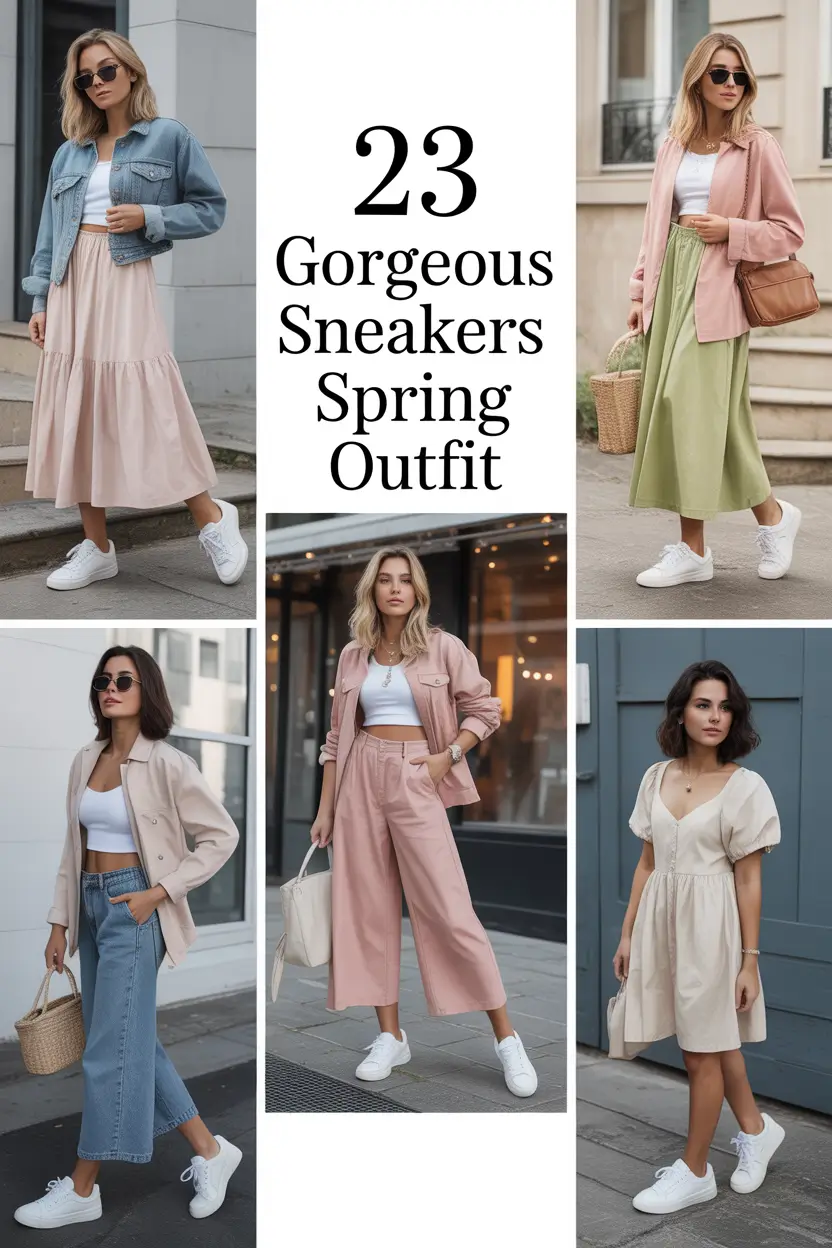 Gorgeous Sneakers Spring Outfits 2026: Fresh Looks for Women Who Love Style