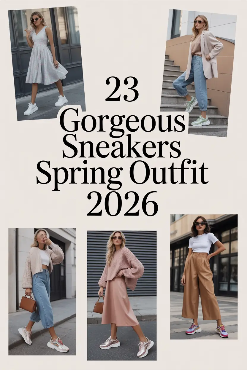Gorgeous Sneakers Spring Outfits 2026: Fresh Looks for Women Who Love Style