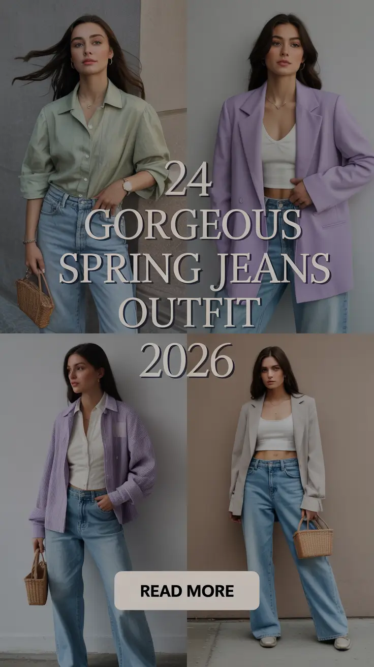 Gorgeous Spring Jeans Outfit 2026: Fresh Casual Styles for Women