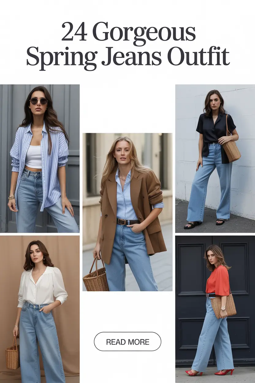 Gorgeous Spring Jeans Outfit 2026: Fresh Casual Styles for Women