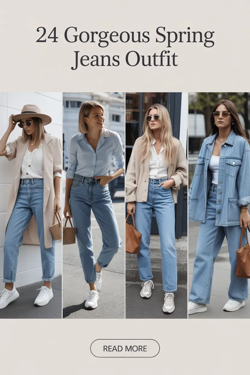 Gorgeous Spring Jeans Outfit 2026: Fresh Casual Styles for Women