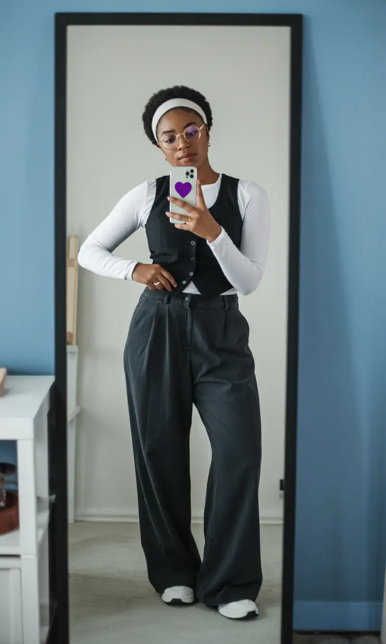 gorgeous spring outfits black women 2026 Soft Menswear Layers With A Relaxed Spring Attitude