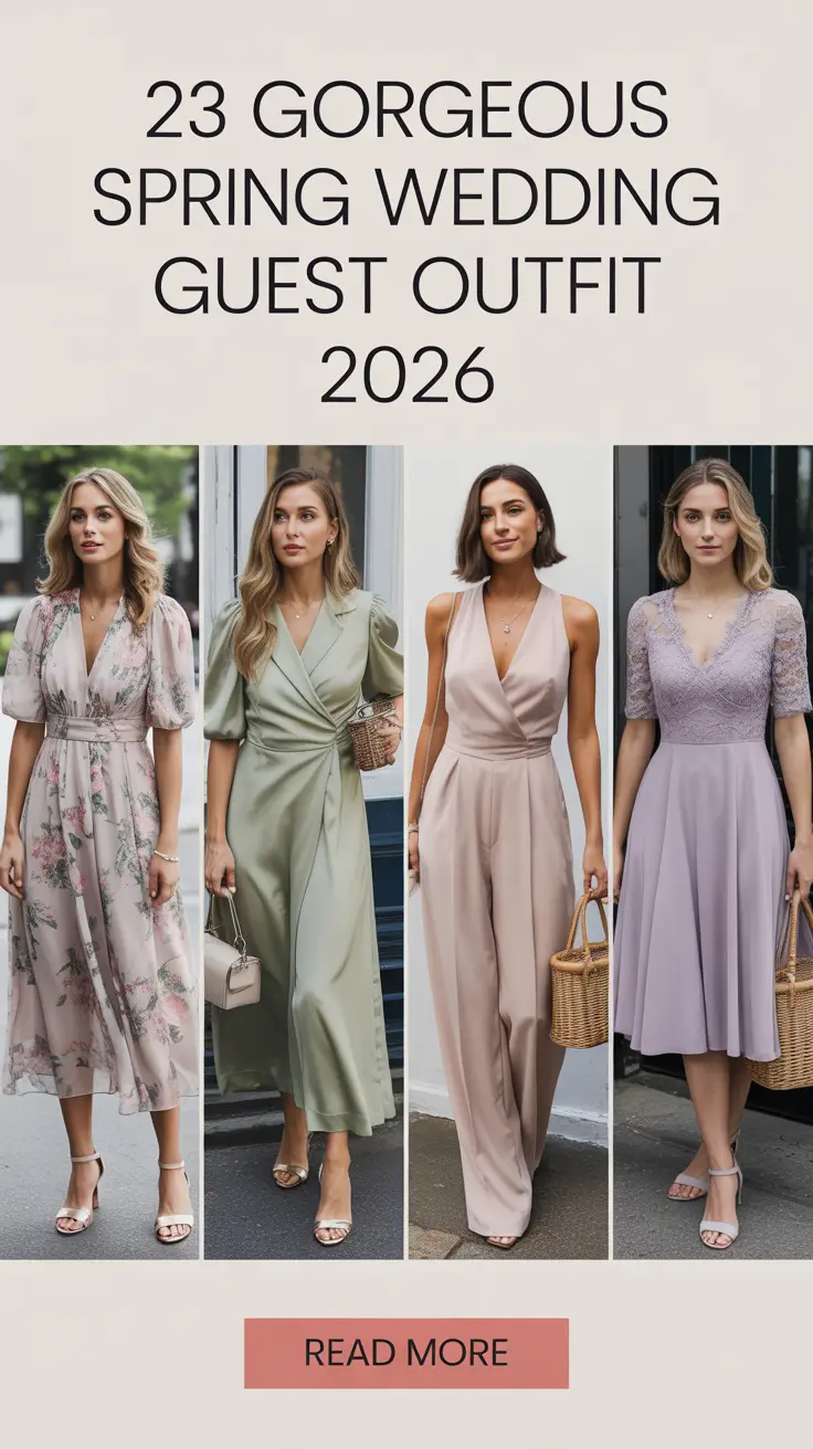 Gorgeous Spring Wedding Guest Outfit 2026: Classy Chic Ideas for Every Style