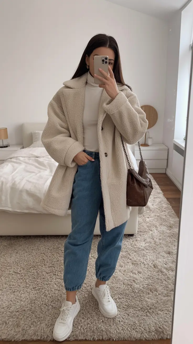 gorgeous winter to spring outfits 2026 Soft Neutral Layers for the Cozy to Crisp Shift