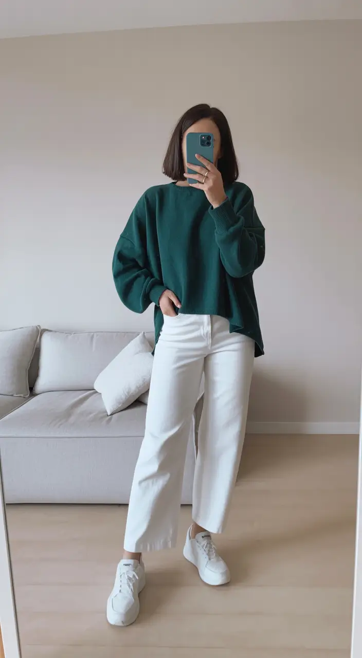 gorgeous winter to spring outfits 2026 Bright Casual Comfort With Fresh Contrast