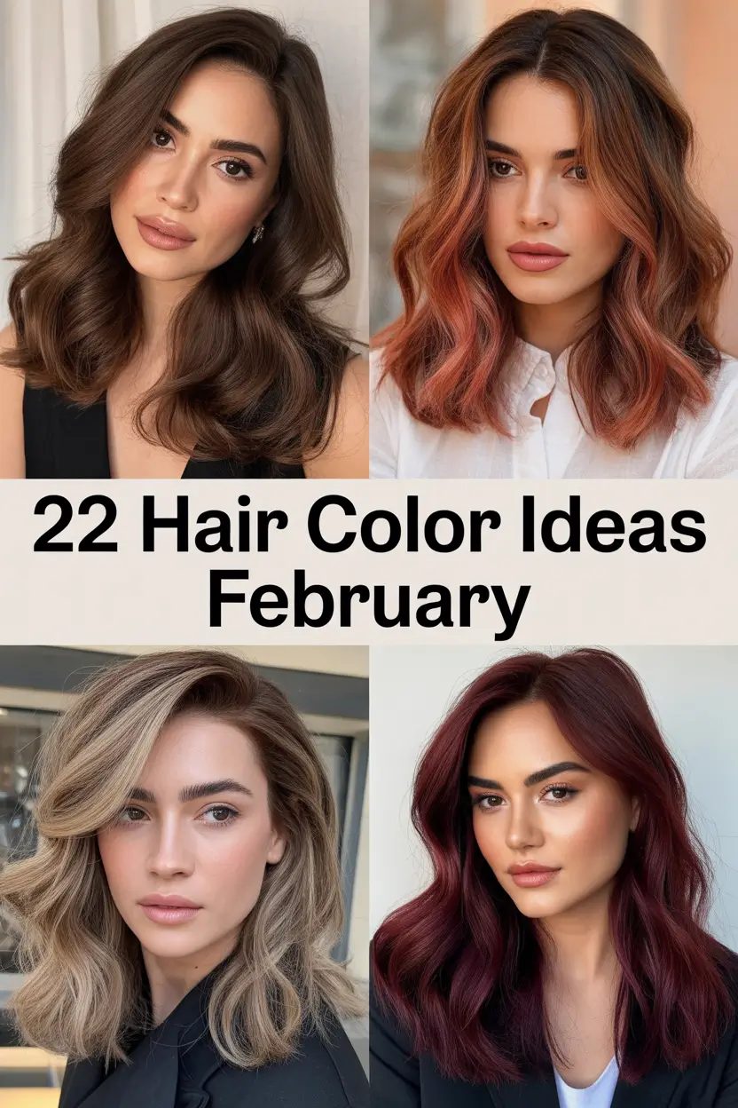 Hair Color Ideas February 2026 – Fresh Winter Shades to Inspire Your Next Look