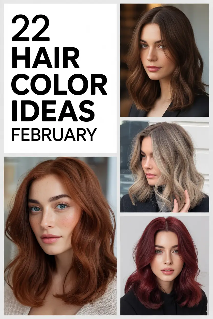 Hair Color Ideas February 2026 – Fresh Winter Shades to Inspire Your Next Look