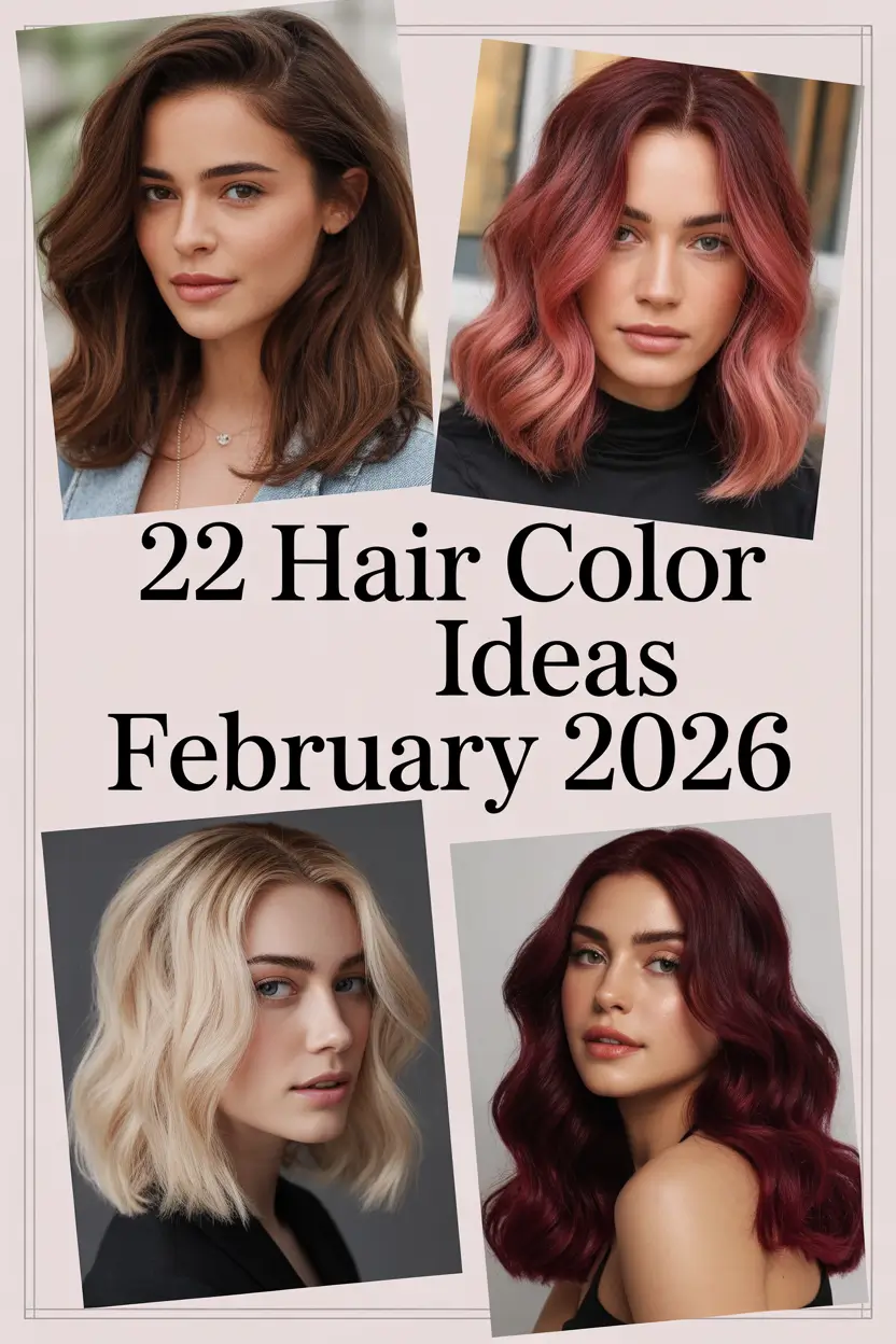 Hair Color Ideas February 2026 – Fresh Winter Shades to Inspire Your Next Look
