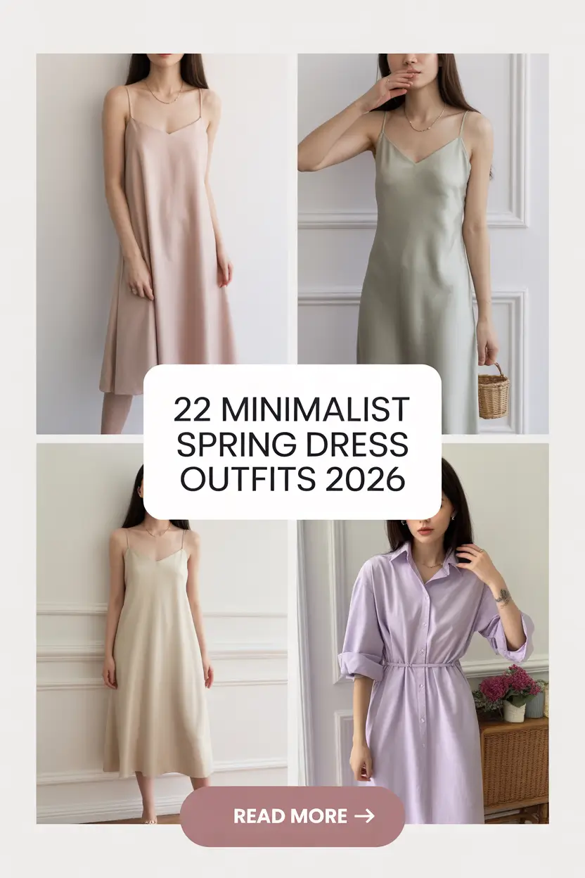 Minimalist Spring Dress Outfits 2026: Fresh Ideas for Effortless Style