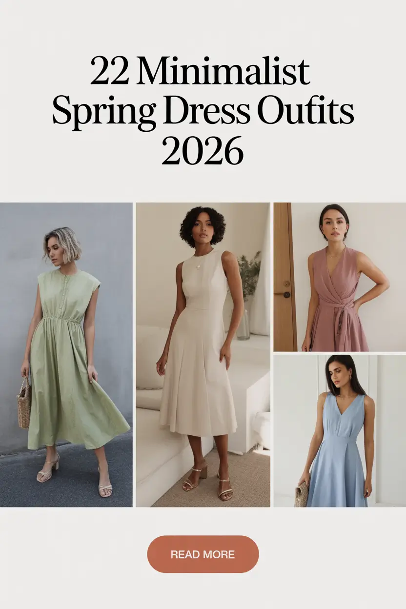 Minimalist Spring Dress Outfits 2026: Fresh Ideas for Effortless Style