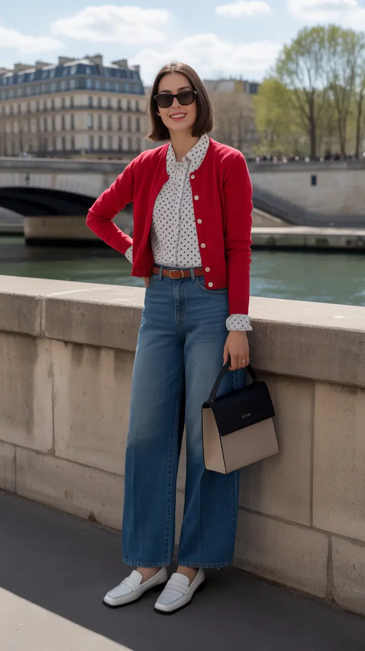 modern spring outfits 2026 trends Classic Charm With a Parisian Spring Feel