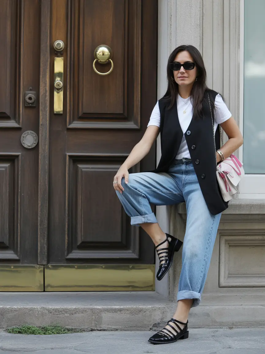 modern spring outfits 2026 trends Sharp Layers With Cool Urban Confidence