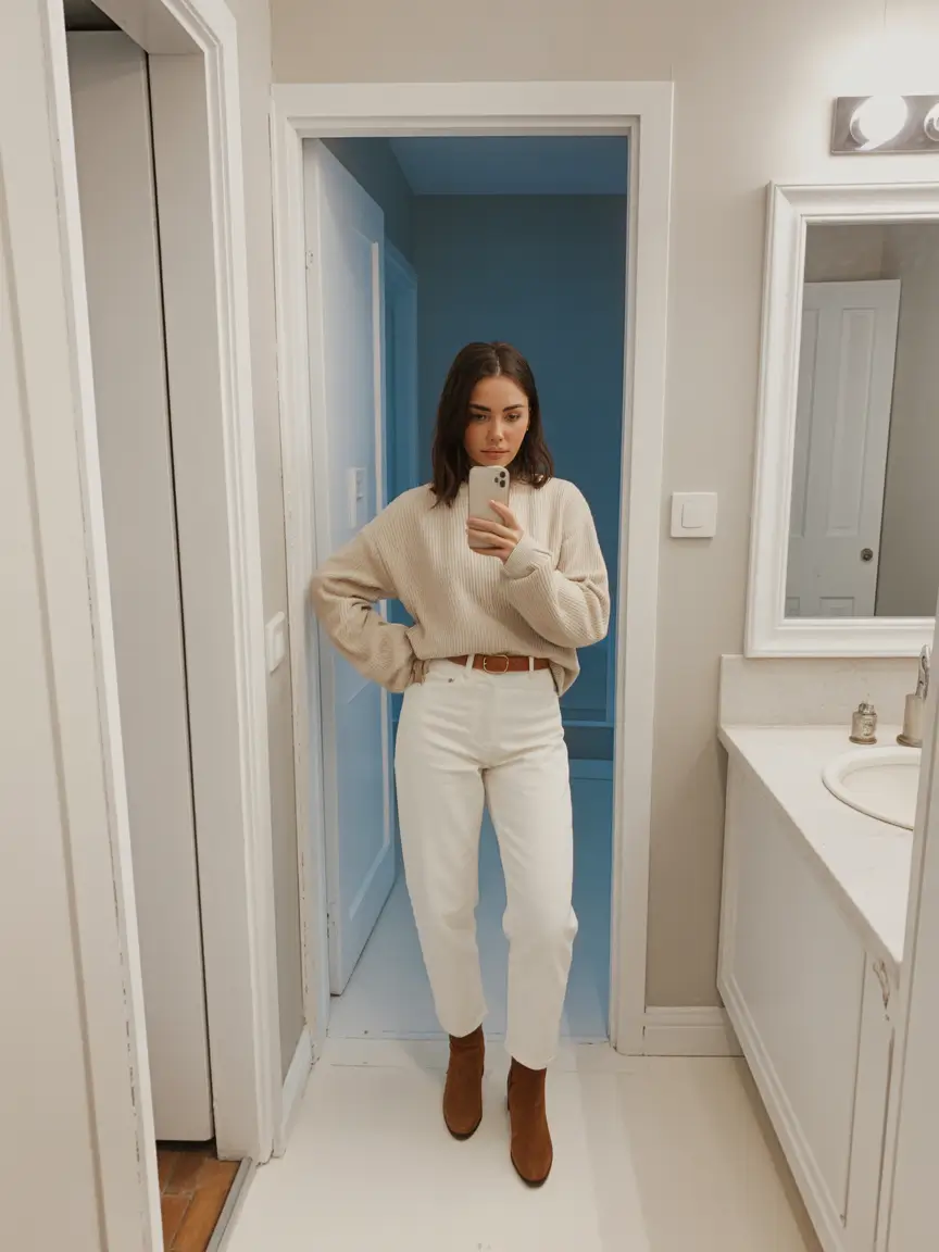 modern spring outfits 2026 trends Calm Neutrals With a Polished Touch